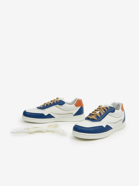 Geox Plavo-bijele tenisice za muškarce Geox Warrens