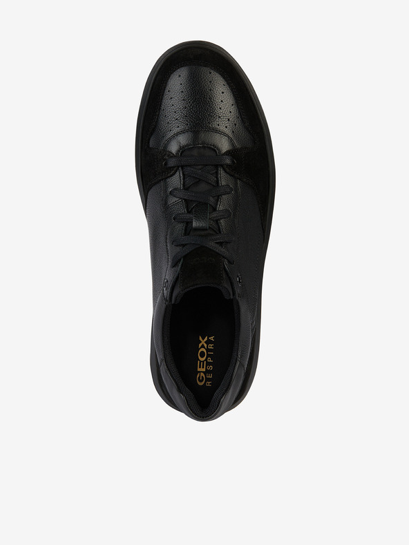 Geox Crne muške kožne tenisice Geox Deiven
