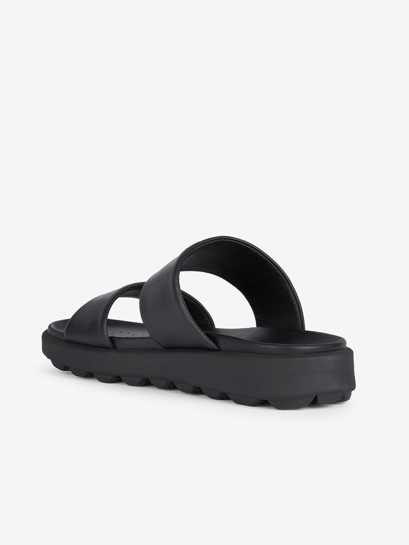 Geox Black Geox Spherica muške kožne papuče