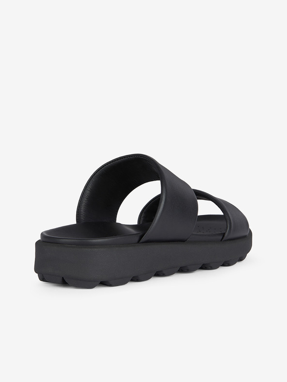 Geox Black Geox Spherica muške kožne papuče