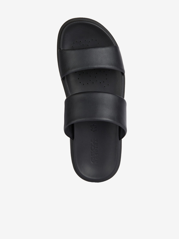 Geox Black Geox Spherica muške kožne papuče