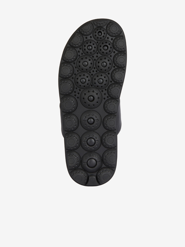 Geox Black Geox Spherica muške kožne papuče