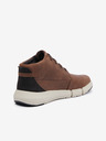 Geox Smeđa kožna gležnjača obuća za muškarce Geox Adacter