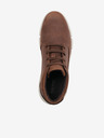 Geox Smeđa kožna gležnjača obuća za muškarce Geox Adacter
