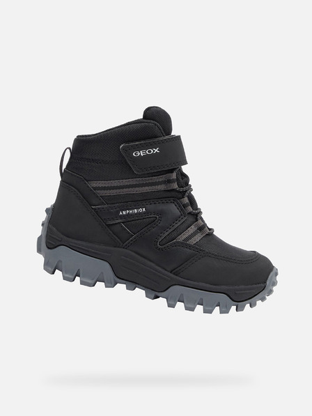 Geox Crna gležnjača obuća za dječake Geox Himalaya B Abx