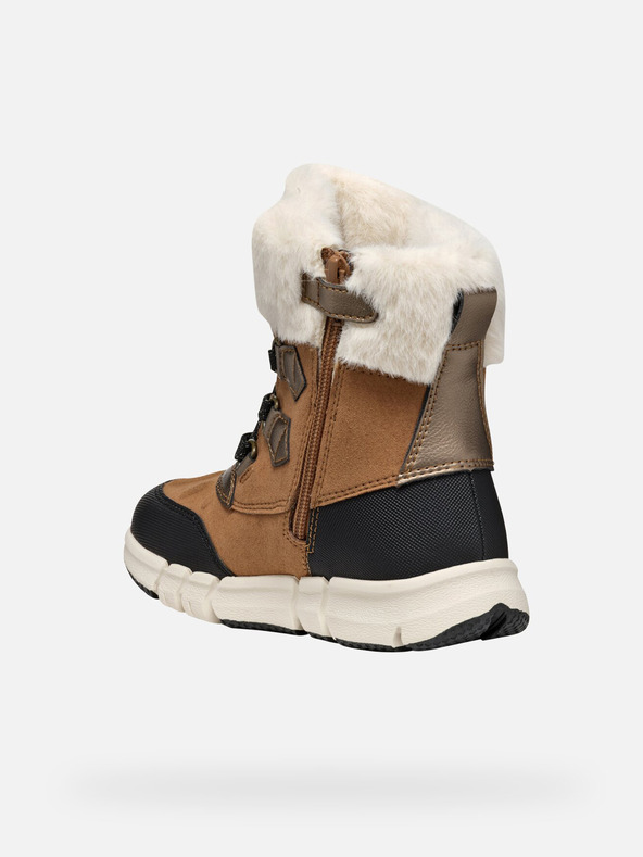 Geox Svijetlo smeđe Geox Flexyper AB gležnjače za djevojčice