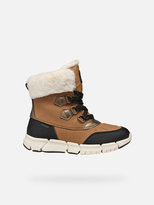 Geox Svijetlo smeđe Geox Flexyper AB gležnjače za djevojčice