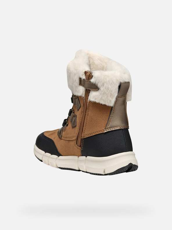 Geox Svijetlo smeđe Geox Flexyper AB gležnjače za djevojčice