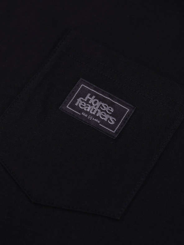 Horsefeathers Majica Alpha - crna veličina L HORSEFEATHERS