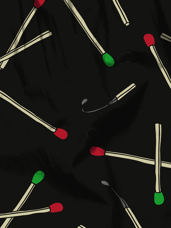 Horsefeathers Kratke hlače Manny Horsefeathers - crne