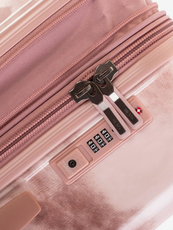 Heys Heys Tie-Dye S ružičasti putni kovčeg s uzorkom