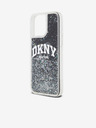 DKNY Stražnja maska ​​s logotipom Liquid Glitter Arch za iPhone 13 Pro Max crna DKNY
