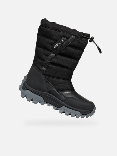 Geox Crne zimske čizme Geox Himalaya ABX za dječake