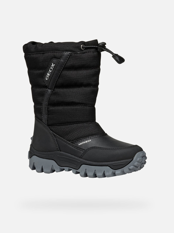 Geox Crne zimske čizme Geox Himalaya ABX za dječake