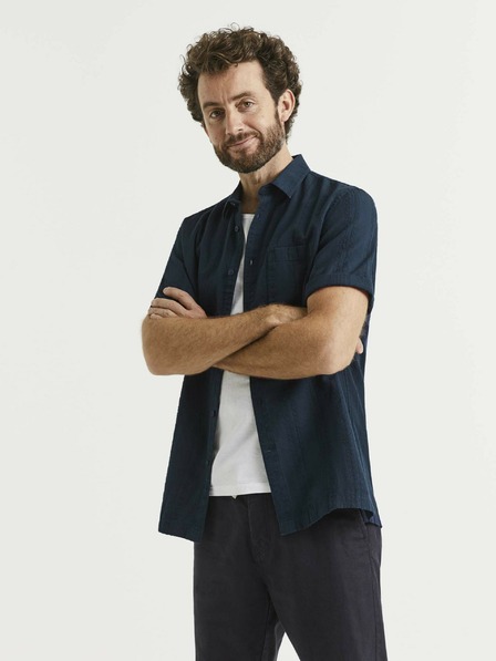 Celio Tamnoplava muška košulja s uzorkom i Celio platnom