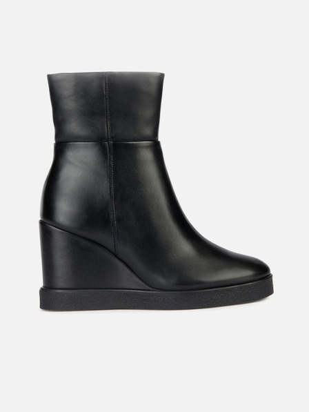 Geox Crne ženske gležnjače Geox Elidea Wedge