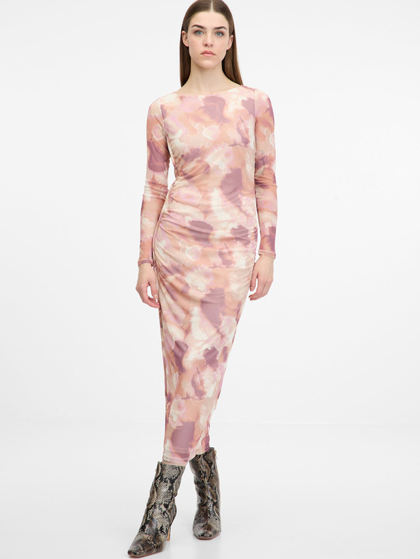 Orsay Svijetlo roza ženska midi haljina ORSAY