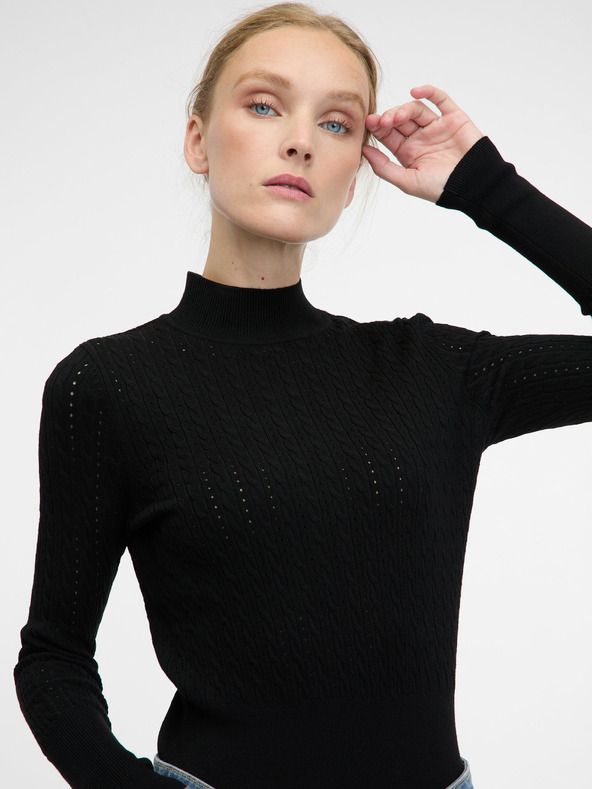 Orsay Crni ženski pulover ORSAY