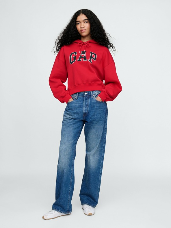 GAP Crop dukserica Vintage Soft GAP