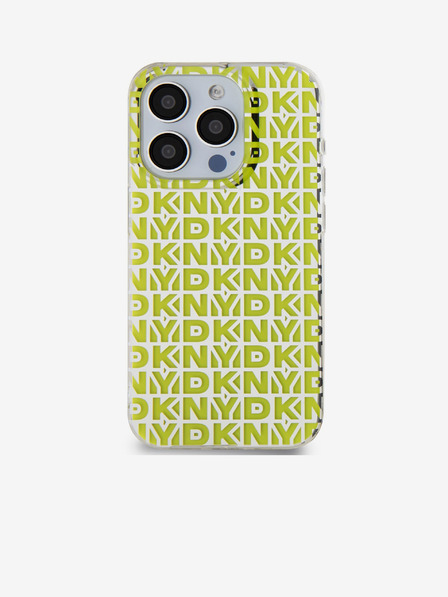 DKNY PC/TPU stražnja maska ​​s uzorkom za iPhone 15 Pro žuta DKNY