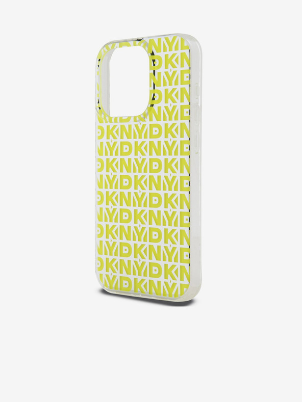 DKNY PC/TPU stražnja maska ​​s uzorkom za iPhone 15 Pro žuta DKNY