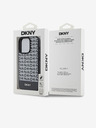 DKNY PU kožna donja traka s ponavljajućim uzorkom MagSafe stražnja maska ​​za iPhone 14 Pro Max crna DKNY