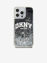 DKNY Stražnja maska ​​s logotipom Liquid Glitter Arch za iPhone 14 Pro Max crna DKNY