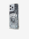 DKNY Stražnja maska ​​s logotipom Liquid Glitter Arch za iPhone 14 Pro Max crna DKNY