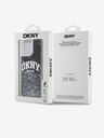 DKNY Stražnja maska ​​s logotipom Liquid Glitter Arch za iPhone 14 Pro Max crna DKNY