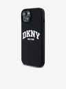 DKNY Liquid Silicone Arch Logo MagSafe stražnja maska ​​za iPhone 15 crna DKNY