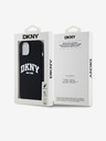DKNY Liquid Silicone Arch Logo MagSafe stražnja maska ​​za iPhone 15 crna DKNY