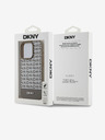 DKNY PU kožna donja traka s ponavljajućim uzorkom MagSafe stražnja maska ​​za iPhone 13 Pro Max smeđa DKNY
