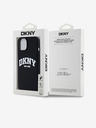 DKNY Liquid Silicone Arch Logo MagSafe stražnja maska ​​za iPhone 13 crna DKNY