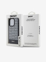 DKNY PU kožna donja traka s ponavljajućim uzorkom MagSafe stražnja maska ​​za iPhone 13 Pro Max crna DKNY