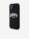 DKNY Liquid Silicone Arch Logo MagSafe stražnja maska ​​za iPhone 15 Plus crna DKNY