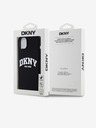 DKNY Liquid Silicone Arch Logo MagSafe stražnja maska ​​za iPhone 15 Plus crna DKNY