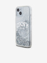 DKNY Stražnja maska ​​s logotipom Liquid Glitter Arch za iPhone 14 prozirna DKNY