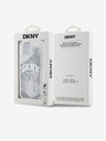 DKNY Stražnja maska ​​s logotipom Liquid Glitter Arch za iPhone 14 prozirna DKNY