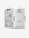 DKNY Stražnja maska ​​s logotipom Liquid Glitter Arch za iPhone 15 prozirna DKNY