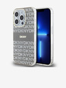 DKNY PC/TPU ponavljajući uzorak Tonal Stripe Magsafe stražnja maska ​​za iPhone 15 Pro Bež DKNY