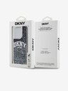 DKNY Stražnja maska ​​s logotipom Liquid Glitter Arch za iPhone 15 Pro crna DKNY