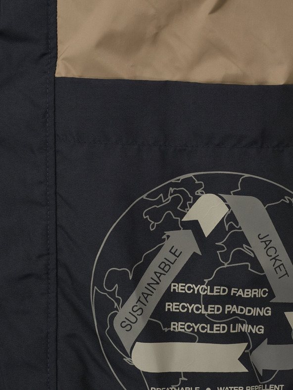 Geox Tamno plava muška prošivana jakna Geox Leitan