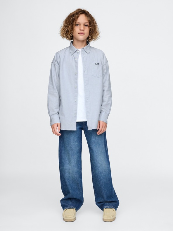 GAP Dječja oversize košulja Oxford GAP
