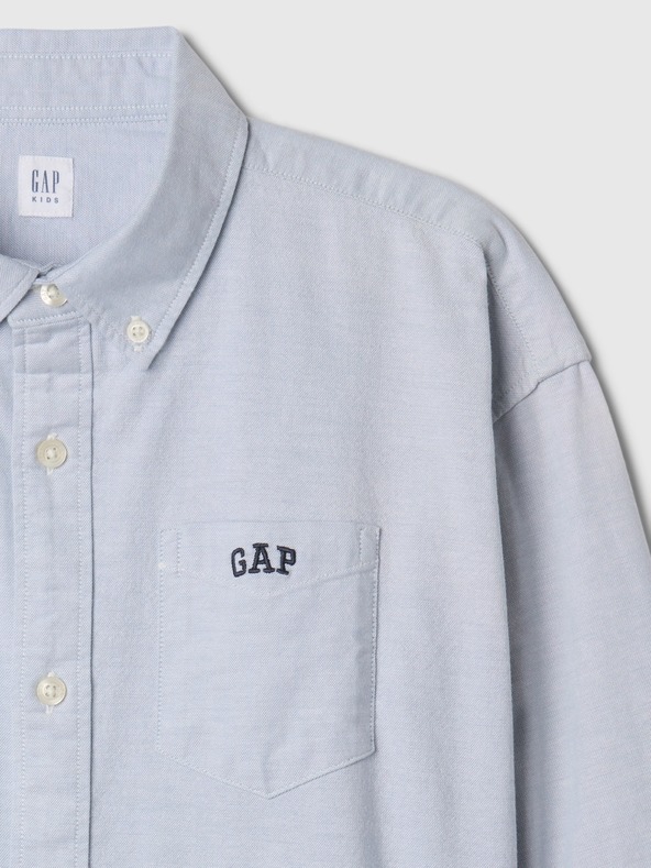 GAP Dječja oversize košulja Oxford GAP