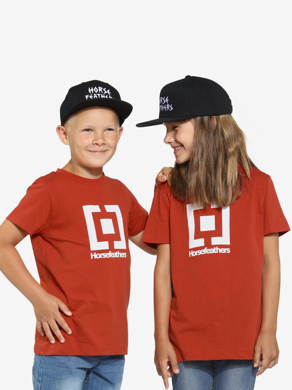 Horsefeathers Dječja majica Base Horsefeathers - crvena