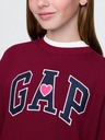 GAP Dječja sweatshirt haljina s logom GAP
