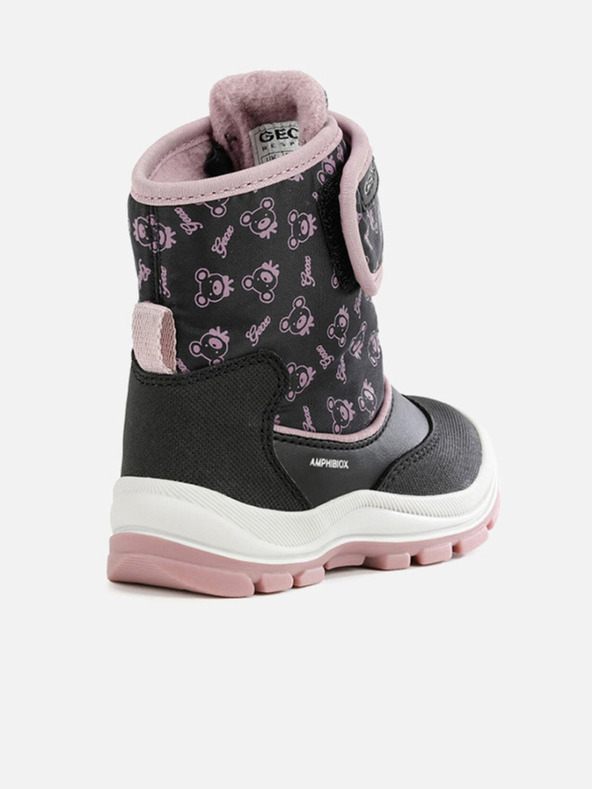 Geox Crne gležnjače za djevojčice Geox Flanfil ABX