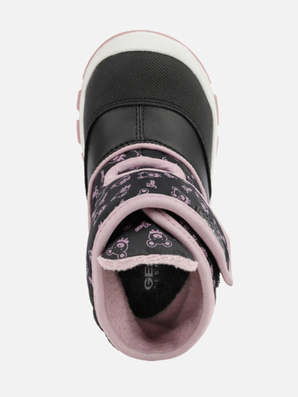 Geox Crne gležnjače za djevojčice Geox Flanfil ABX