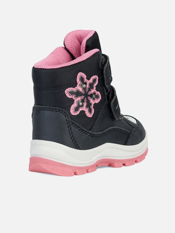 Geox Crne gležnjače za djevojčice Geox Flanfil ABX