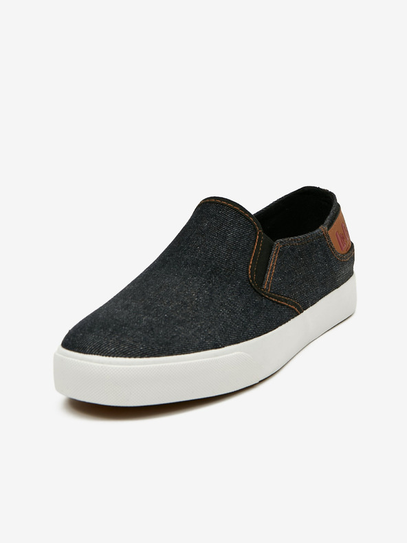 Lee Cooper Lee Cooper crne muške slip on tenisice